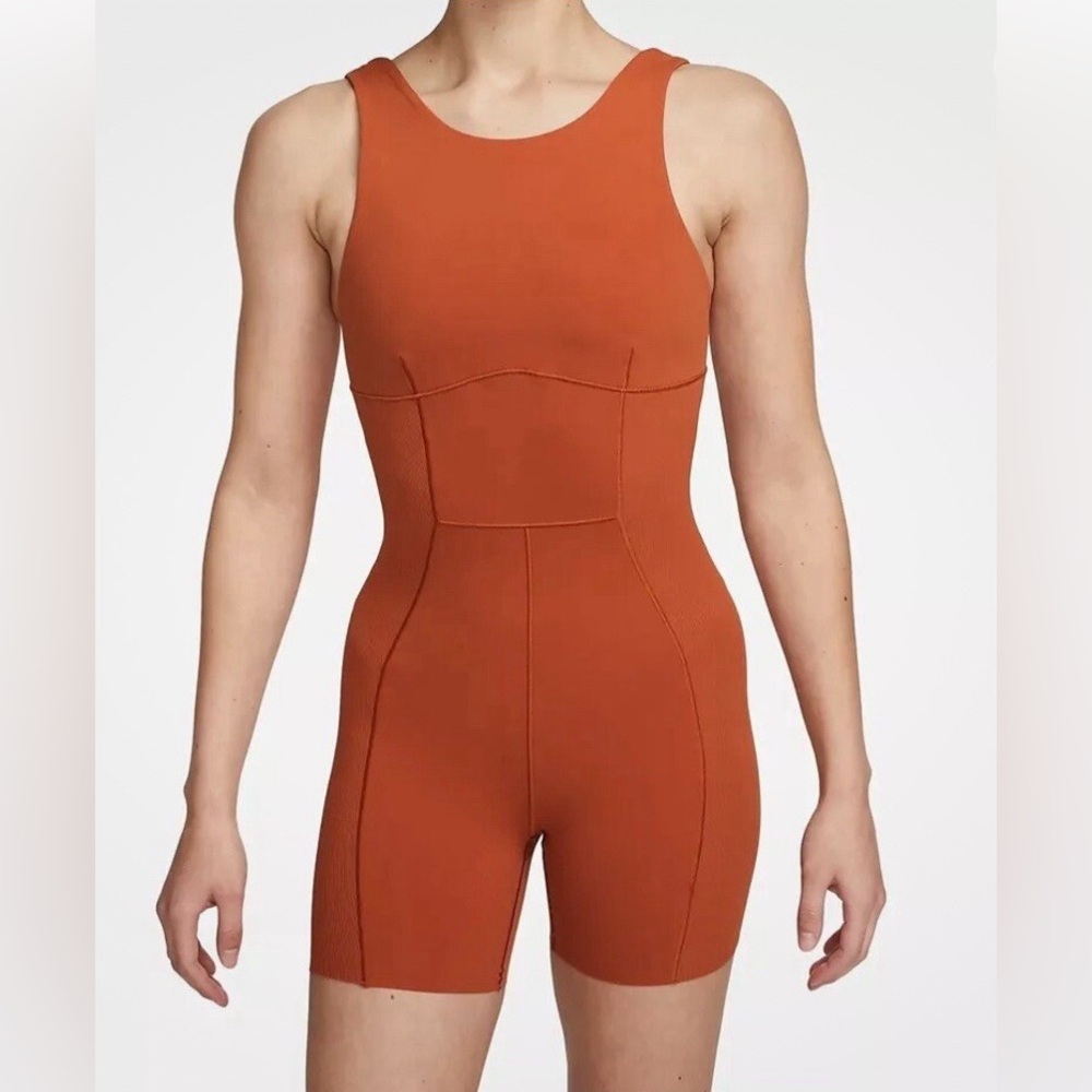 Nike Yoga Dri-Fit Women’s Luxe Jumpsuit ‘Burnt Orange’